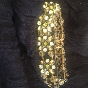 Green crystal bracelet